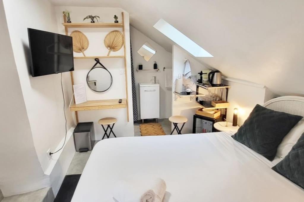 Chambre - Bed & Breakfast - Plage 50M - Residence Saint-Malo Luaran gambar